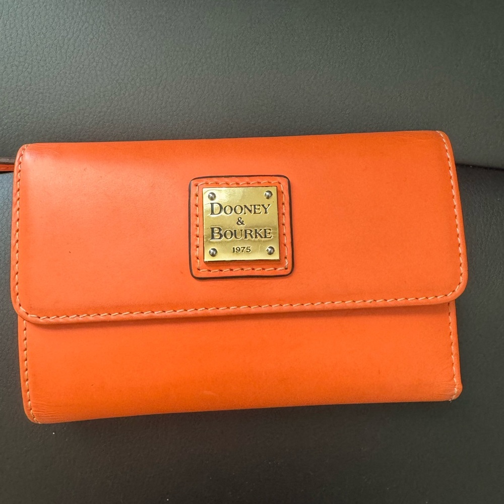 Dooney & Bourke Orange Wallet